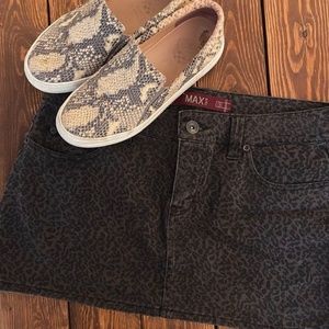 Leopard Mini Skirt